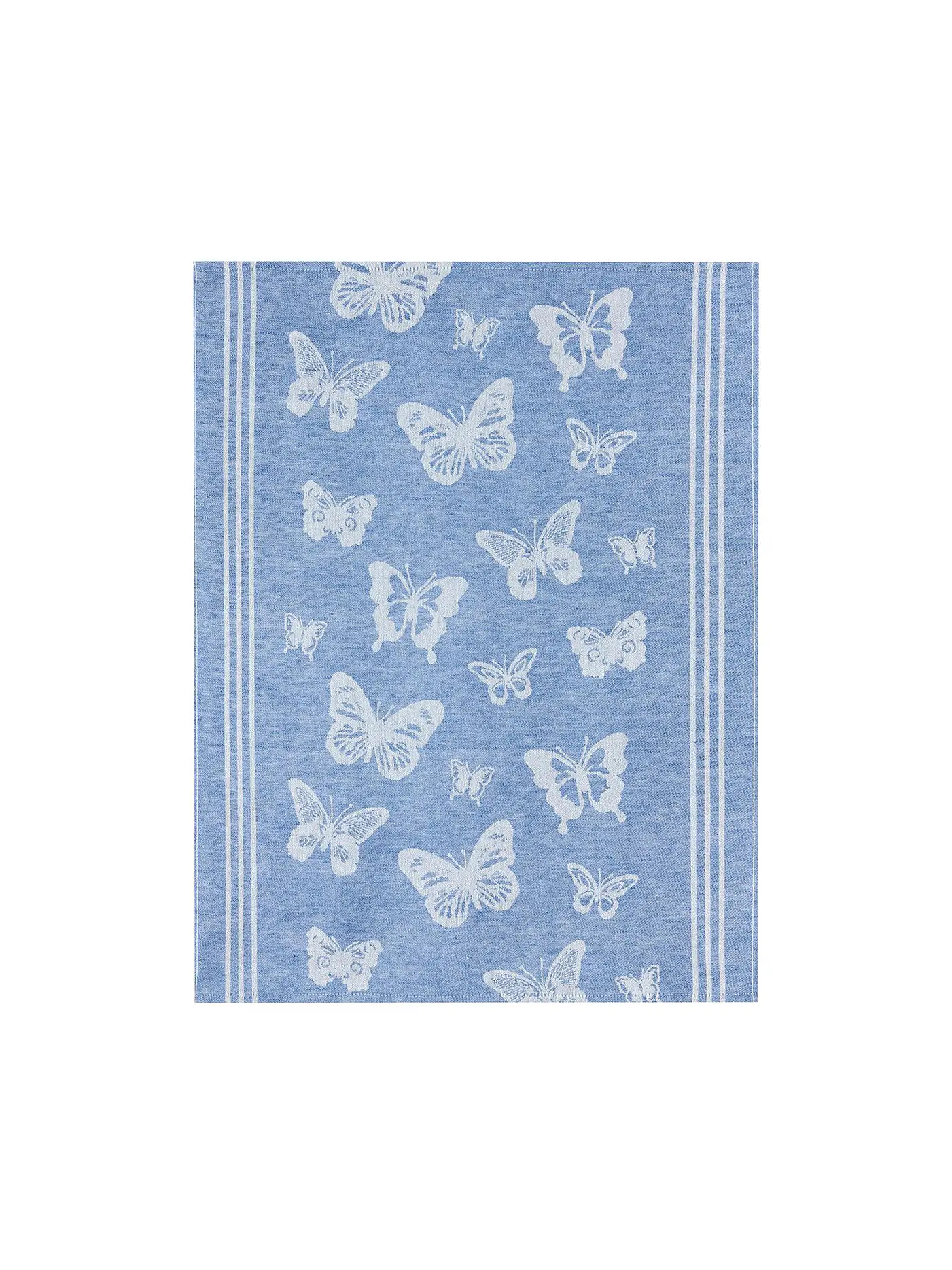 KRACHT | Halbleinen Jacquardtuch 3er Pkg Schmetterling | 